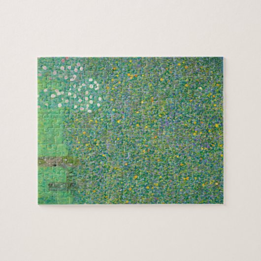 Puzzle Rosiers sous les arbres par Gustav Klimt (Horizontal)