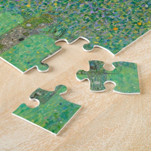 Puzzle Rosiers sous les arbres par Gustav Klimt (Côté)