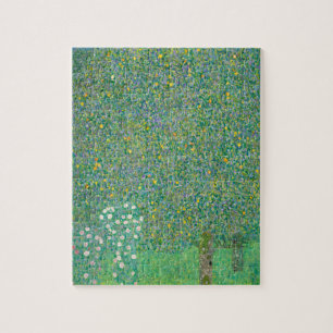 Puzzle Rosiers sous les arbres par Gustav Klimt