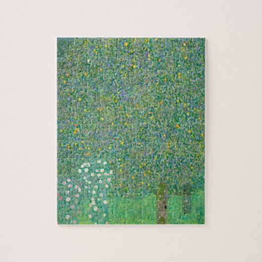 Puzzle Rosiers sous les arbres par Gustav Klimt (Vertical)