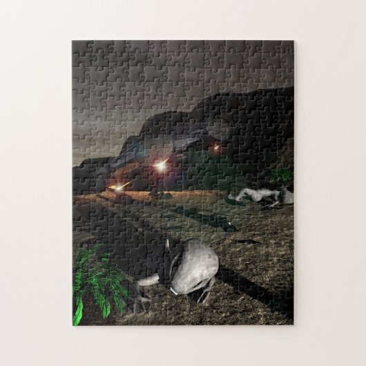 Puzzle Roswell UFO Crash de nuit (Vertical)