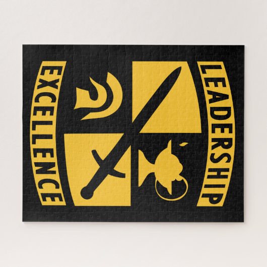 Puzzle ROTC Reserve Officer Training Corps Military (Horizontal)