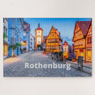 Puzzle Rothenburg, Allemagne, City View