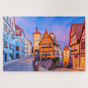 Puzzle Rothenburg ob der Tauber, Bavière, Allemagne.