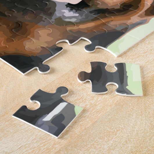 Puzzle rottweiler (Côté)