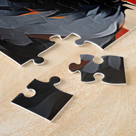 Puzzle Rottweiler 4 juillet fête de l'indépendance (Côté)