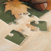 Puzzle Rottweiler À L'Automne Quitte L'Art Thanksgiving (Côté)