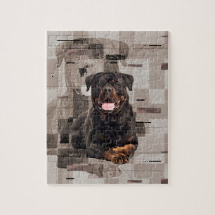 Puzzle Rottweiler - art numérique de Metzgerhund