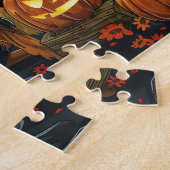 Puzzle Rottweiler Halloween Épouvantable (Côté)