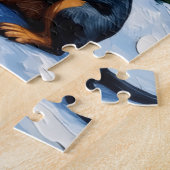 Puzzle Rottweiler Noël Phare Vacances (Côté)
