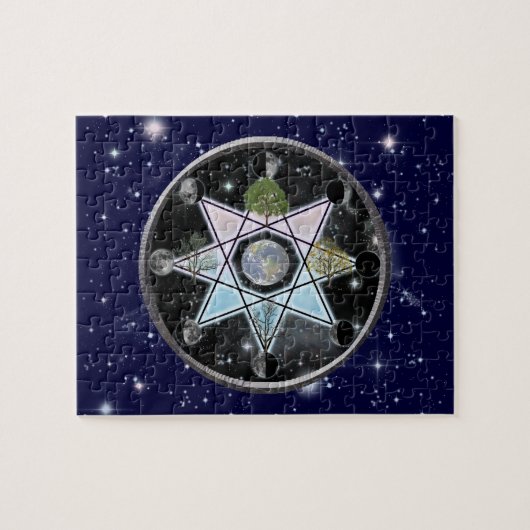 Puzzle Roue de l'année Octagram (Horizontal)