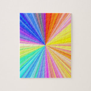 Puzzle Roue d'ombre de couleur - extrémité d'arc-en-cie