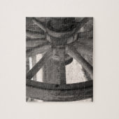 Puzzle Roue en bois antique (Vertical)