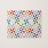 Puzzle Roue géométrique colorée (Horizontal)