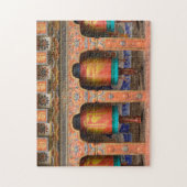 Puzzle Roues de prière en rotation (Vertical)