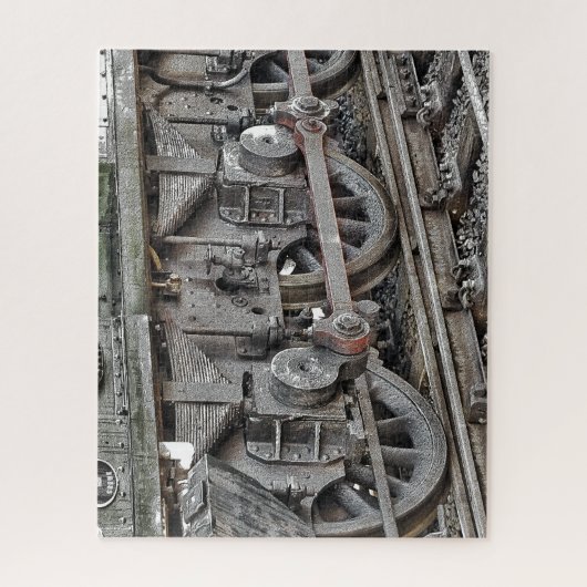 PUZZLE ROUES DE TRAIN À VAPEUR (Vertical)