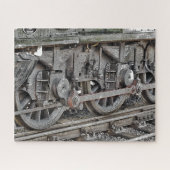 PUZZLE ROUES DE TRAIN À VAPEUR (Horizontal)
