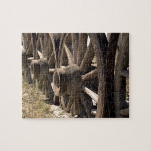 Puzzle Roues en bois antique