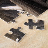 Puzzle Roues en bois antique (Côté)