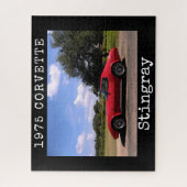 Puzzle rouge 1975 Corvette Stingray (Vertical)