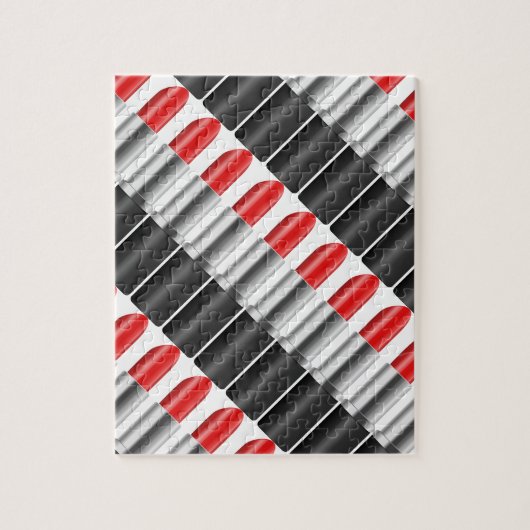 Puzzle Rouge à lèvres rouge (Vertical)