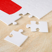 Puzzle Rouge/bleu/rose/vert Nordic Folk Dala cheval (Côté)