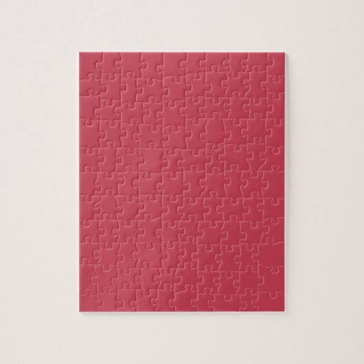 Puzzle Rouge brique (couleur solide) (Vertical)