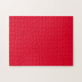 Puzzle Rouge Cadmium Couleur Uni (Horizontal)