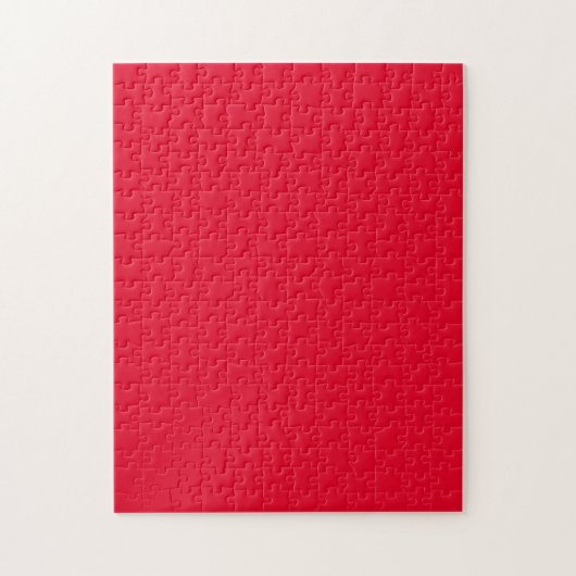 Puzzle Rouge Cadmium Couleur Uni (Vertical)