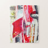 Puzzle rouge classique Chevy (Vertical)