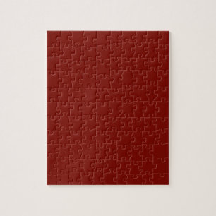 Puzzle Rouge de grange (couleur unie)