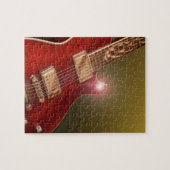 puzzle rouge de guitare (Horizontal)