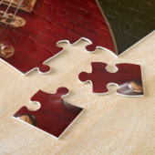 puzzle rouge de guitare (Côté)
