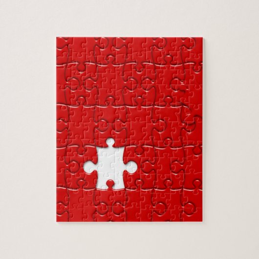 puzzle rouge de puzzle denteux (Vertical)