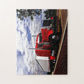 Puzzle rouge de Sensenig Peterbilt 379 (Vertical)