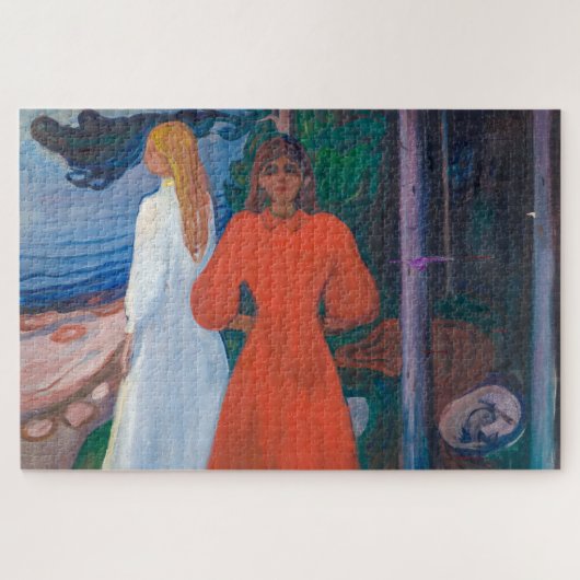 Puzzle Rouge et Blanc | Edvard Munch | (Horizontal)