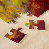 Puzzle Rouge et jaune Crayloa Jasper (Côté)
