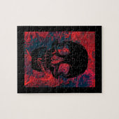 Puzzle rouge et noir (Horizontal)