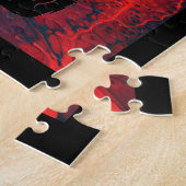 Puzzle rouge et noir (Côté)
