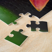 Puzzle rouge et orange (Côté)