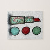 Puzzle rouge favori (Horizontal)