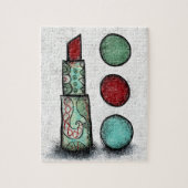 Puzzle rouge favori (Vertical)