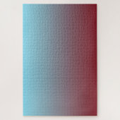 Puzzle Rouge foncé à bleu clair lisse Dégradé horizontal (Vertical)