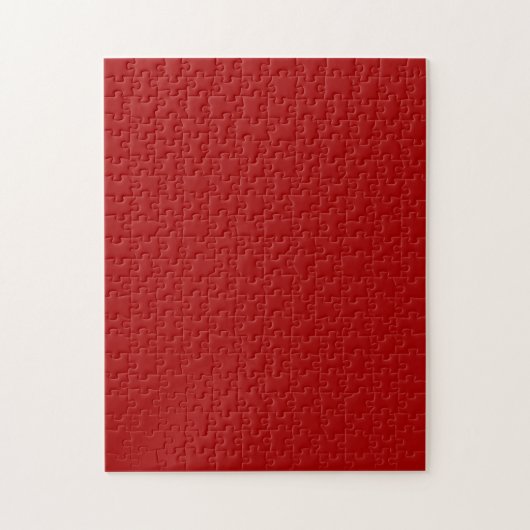 Puzzle Rouge Foncé Apple Candy Couleur Uni (Vertical)