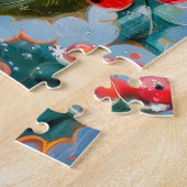 Puzzle Rouge-gorge dans l'art de style impressionniste de (Côté)