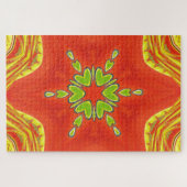 Puzzle Rouge or Africain Couleurs traditionnelles (Horizontal)