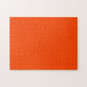 Puzzle Rouge orange uni noir (Horizontal)