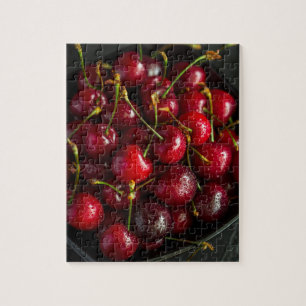 Puzzle Rouge Ripe Sweet Cerises Berries Fruit alimentaire