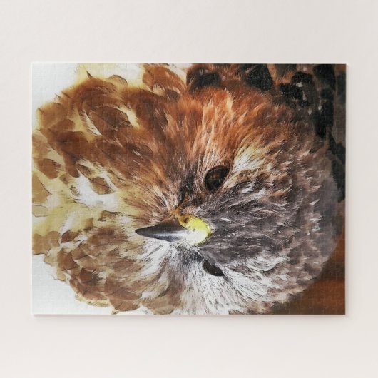 PUZZLE ROUGE TAILLÉ HAWK (Horizontal)