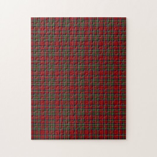 Puzzle rouge Tartan (Vertical)